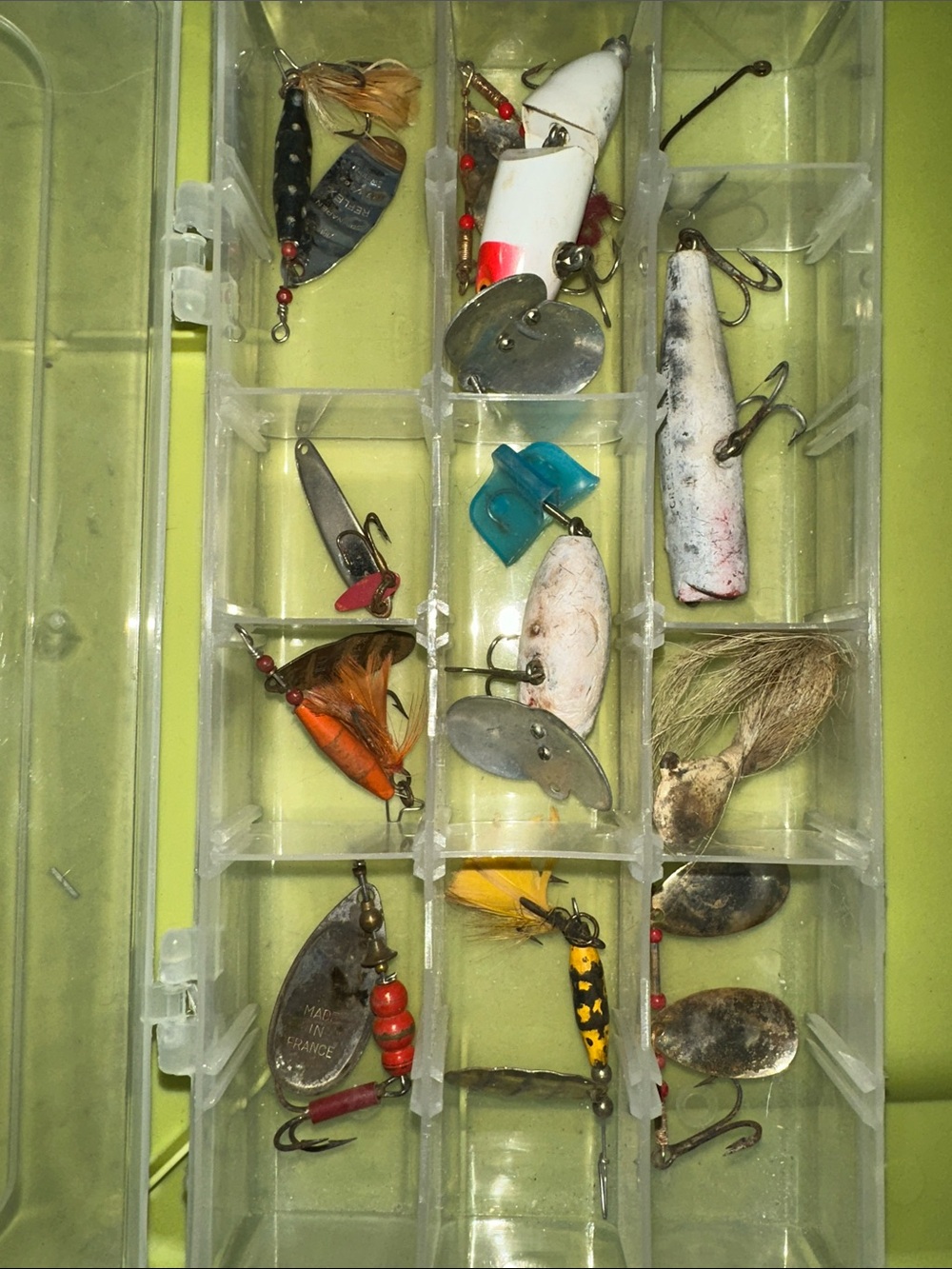 Vintage fishing lures